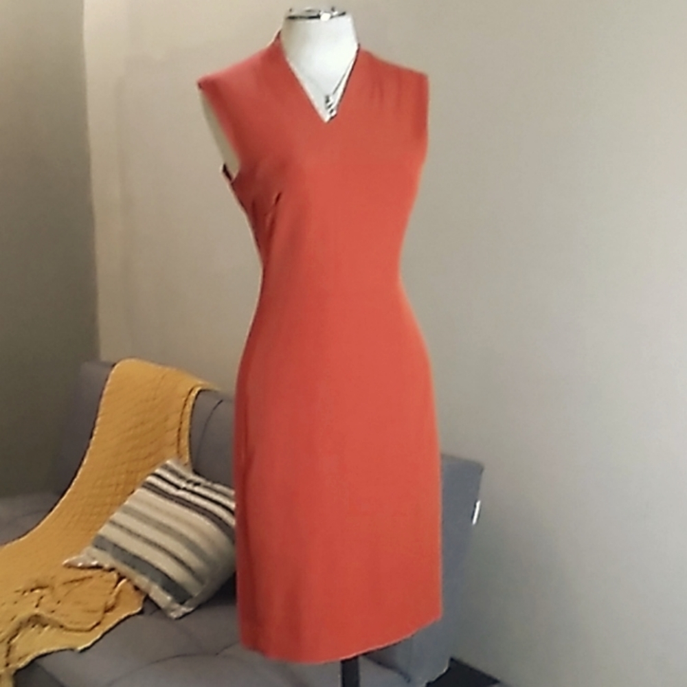 Rust orange MM Lafleur dress, size 2